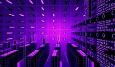 sophisticated article technology, analytical expression, formatting content, photorealistic, in a cybernetic landscape with endless data nodes, highly detailed, shimmering data matrix, deep focus, metallic silver and purple, dynamic strobe lighting, shot with a 50mm prime lens.